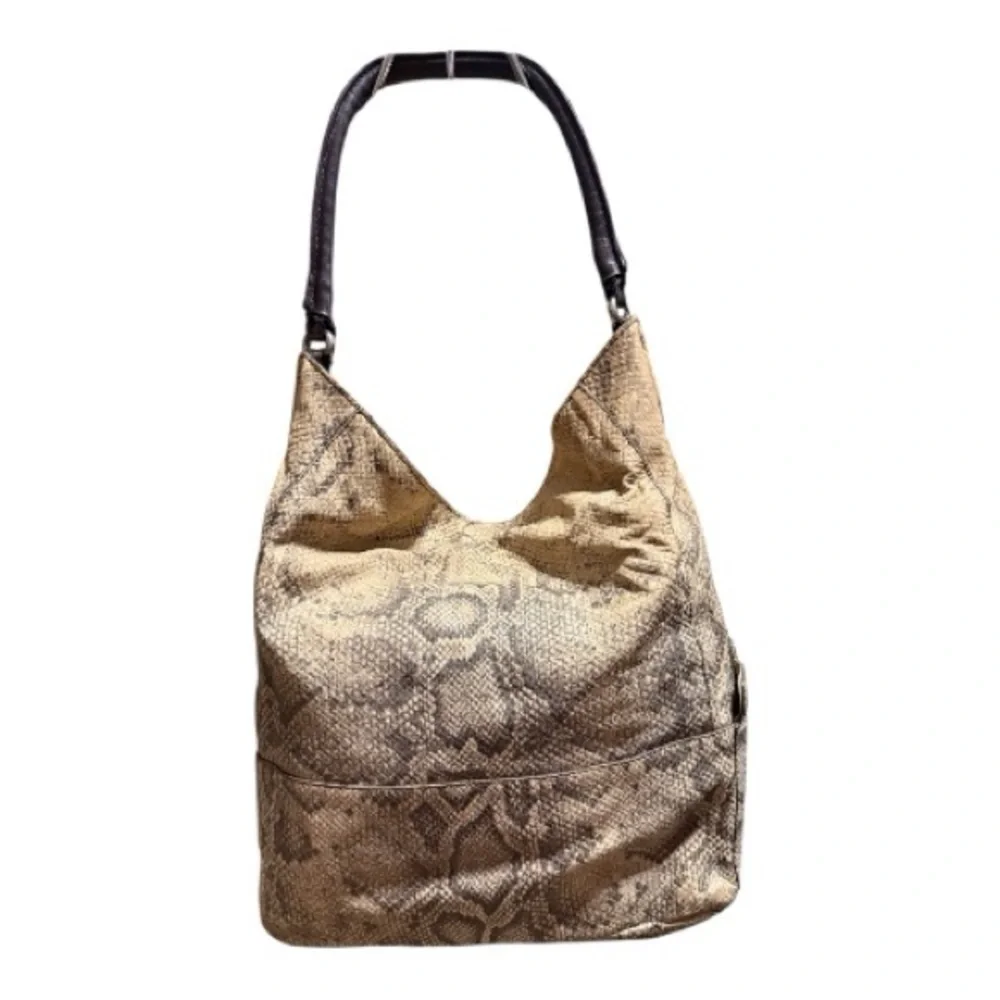 Furla Snake Print Hobo Bag